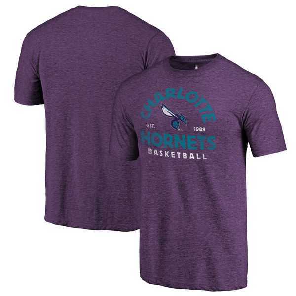 Charlotte Hornets Fanatics Branded Purple Vintage Arch Tri Blend T-Shirt,We sell and wholesale Charlotte Hornets Fanatics Branded Purple Vintage Arch Tri Blend T-Shirt on line form chian!